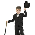 Eleganter Schwarzer Chaplin Sakko Jungen