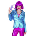 Veste Disco Fever Bleu Scintillant