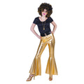 Disco Fever Broek Glinsterend Goud Vrouw