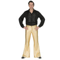 Glänzender Goldener Disco-Gott Herren Hose