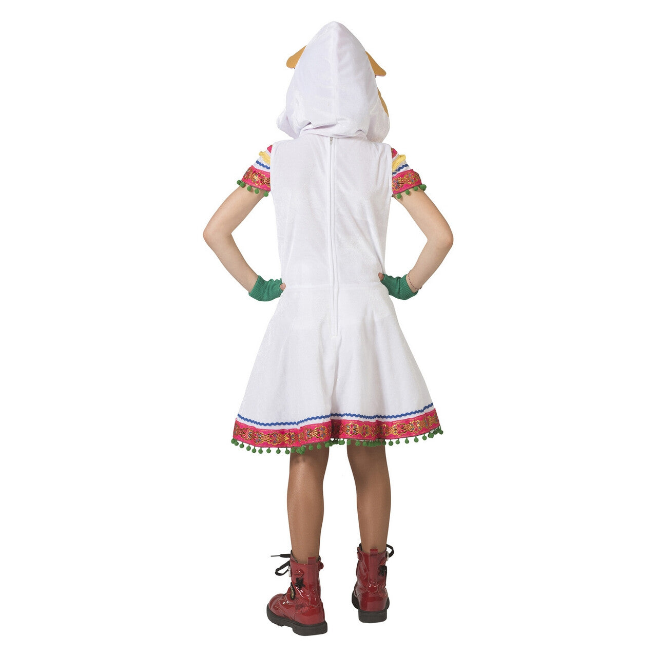 Op deze afbeelding zie je een Kostuums, van het merk Funny Fashion. Alpaca Lama Andes Zuid Amerika Meisje Kostuum