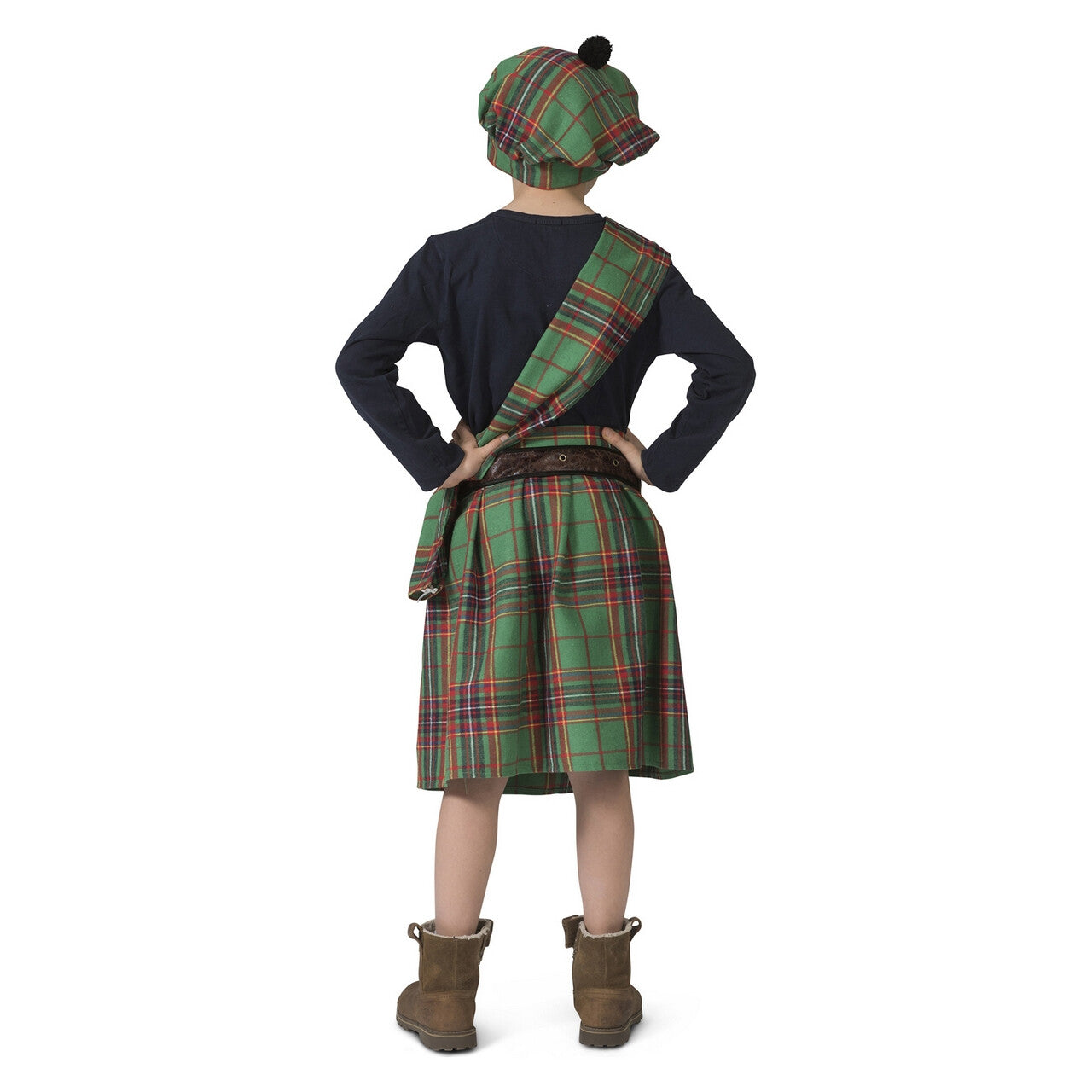 Op deze afbeelding zie je een Kostuums, van het merk Funny Fashion. Wereldkampioen Highlander Games Schotland Jongen Kostuum