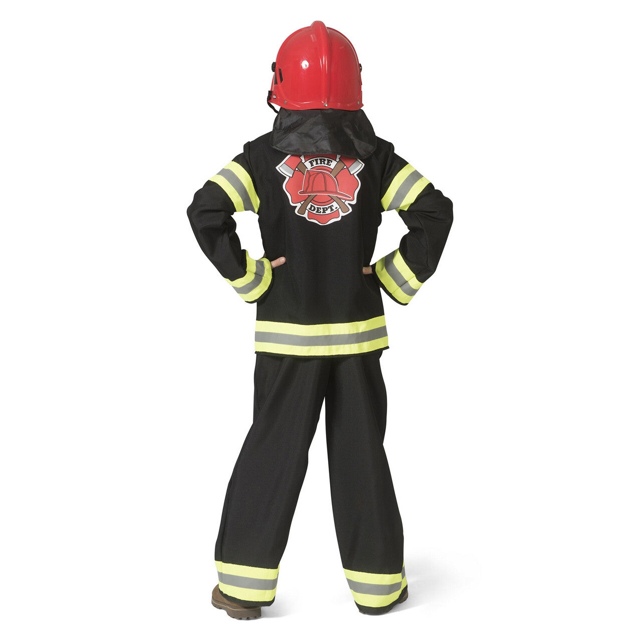Op deze afbeelding zie je een Kostuums, van het merk Funny Fashion. Fire Fighter Fred Kind Kostuum