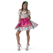 Op deze afbeelding zie je een Kostuums, van het merk Funny Fashion. Tiroler Dirndl Rosalinde Vrouw Kostuum