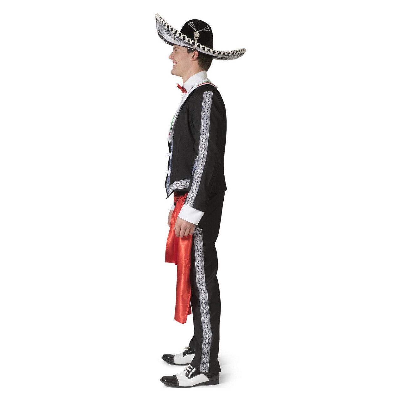 Op deze afbeelding zie je een Kostuums, van het merk Funny Fashion. Maximo Mexicaanse Mariachi Muzikant Man Kostuum