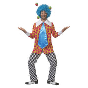 Op deze afbeelding zie je een Kostuums, van het merk Funny Fashion. Clown Van De Liefde Hartjes Hemd Met Dol Brede Das Man