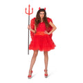 Roter Petticoat Teufel Damen