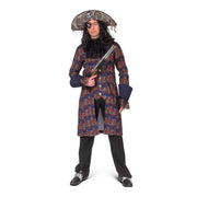 Op deze afbeelding zie je een Kostuums, van het merk Funny Fashion. Baroque Doodskop Jas Piraat Edward Man