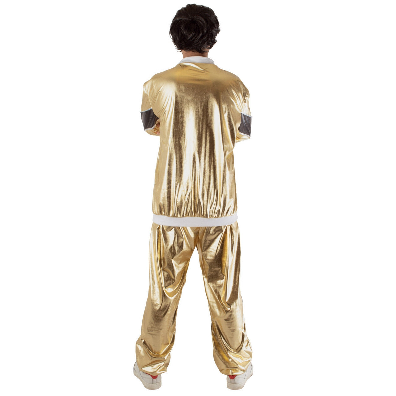 Op deze afbeelding zie je een Kostuums, van het merk Funny Fashion. Wout Fout Goud Man Kostuum