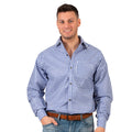 Chemise à Carreaux Bleus Et Blancs