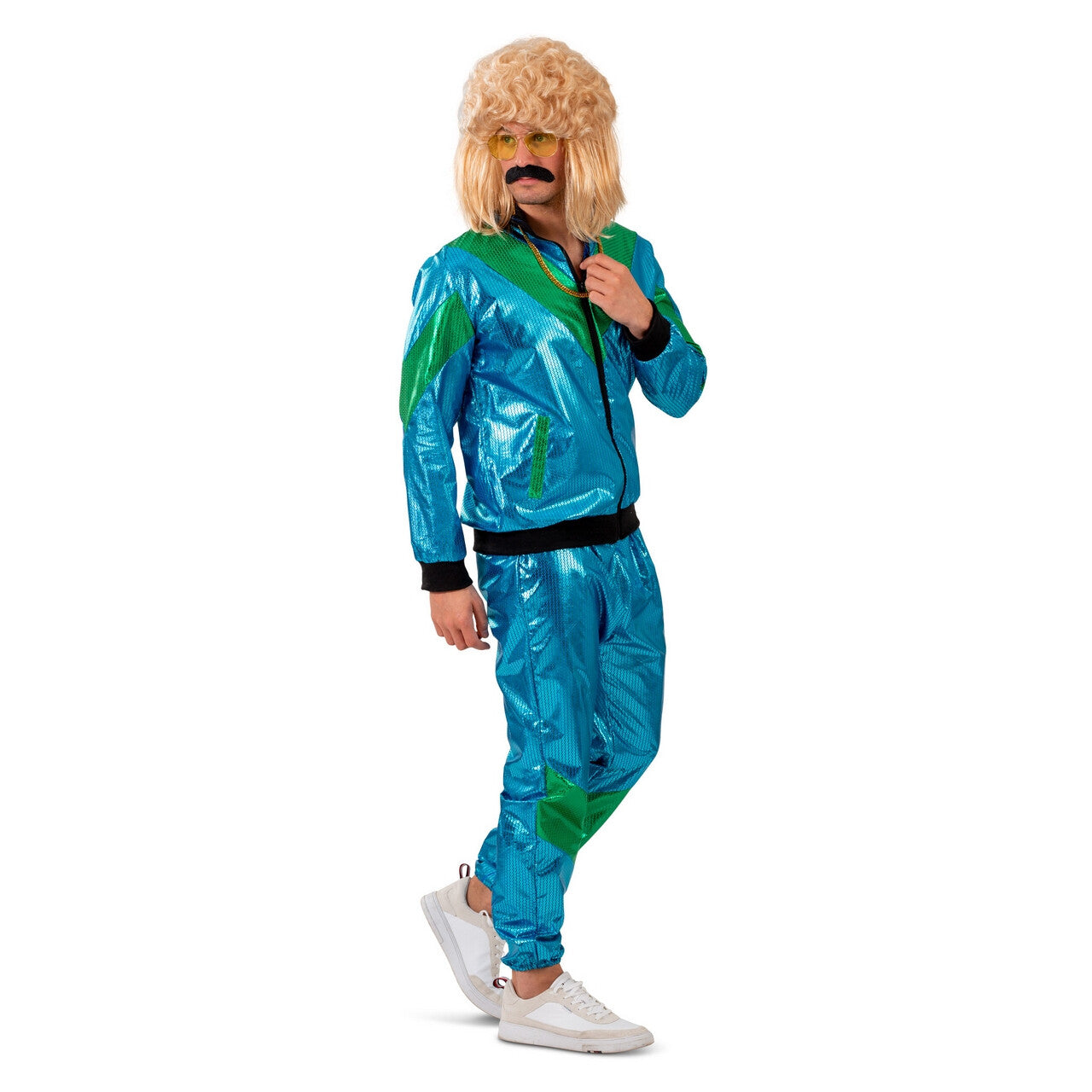 Op deze afbeelding zie je een Kostuums, van het merk Funny Fashion. Heel Erg Fout Trainingspak Dilano Man Kostuum