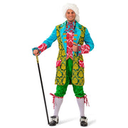 Op deze afbeelding zie je een Kostuums, van het merk Funny Fashion. Kleurrijke Karl Man Kostuum