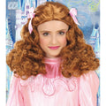 Perruque Princesse Marron Avec Ruban