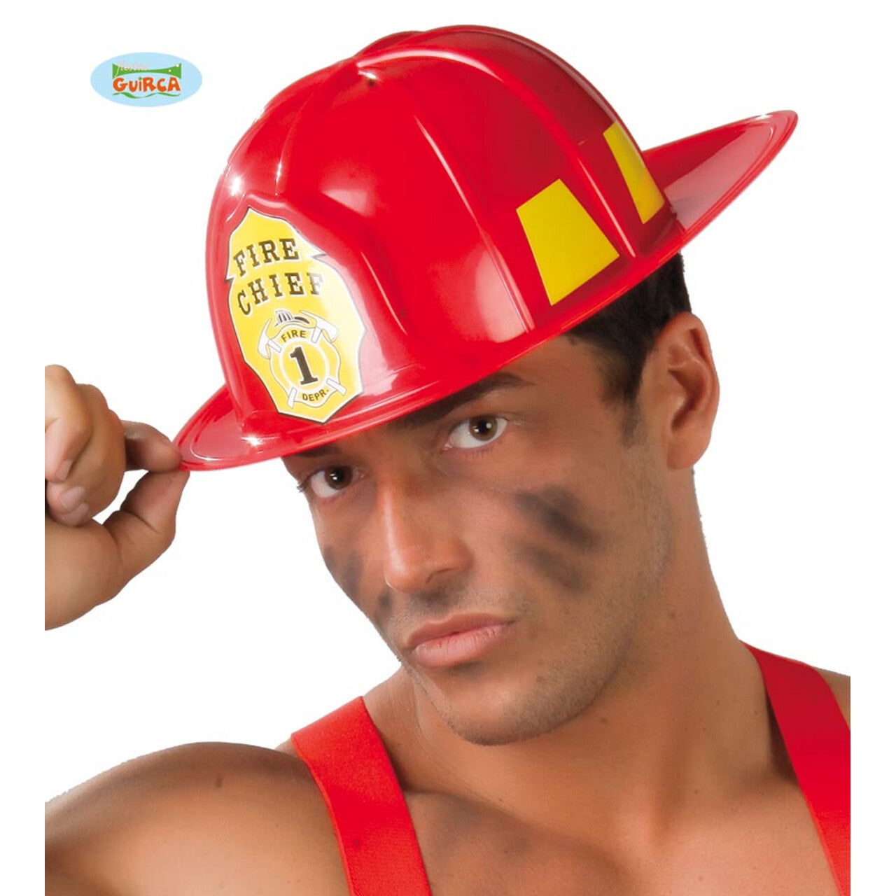 Op deze afbeelding zie je een Accessoires, van het merk Guirca. Amerikaanse Brandweerman Chicago Fire Helm