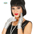 Silberne Händchen Handschuhe 22 Zentimeter