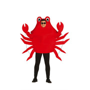 Op deze afbeelding zie je een Kostuums, van het merk Guirca. Vuurrode Krab Kostuum