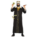 Kuwait Öl Sjeik Schwarz Herrenkostüm