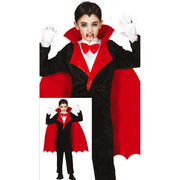 Op deze afbeelding zie je een Kostuums, van het merk Guirca. Gruwelijk Bloederige Dracula Jongen Kostuum