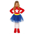 Big Star Superhelden Kostüm für Mädchen