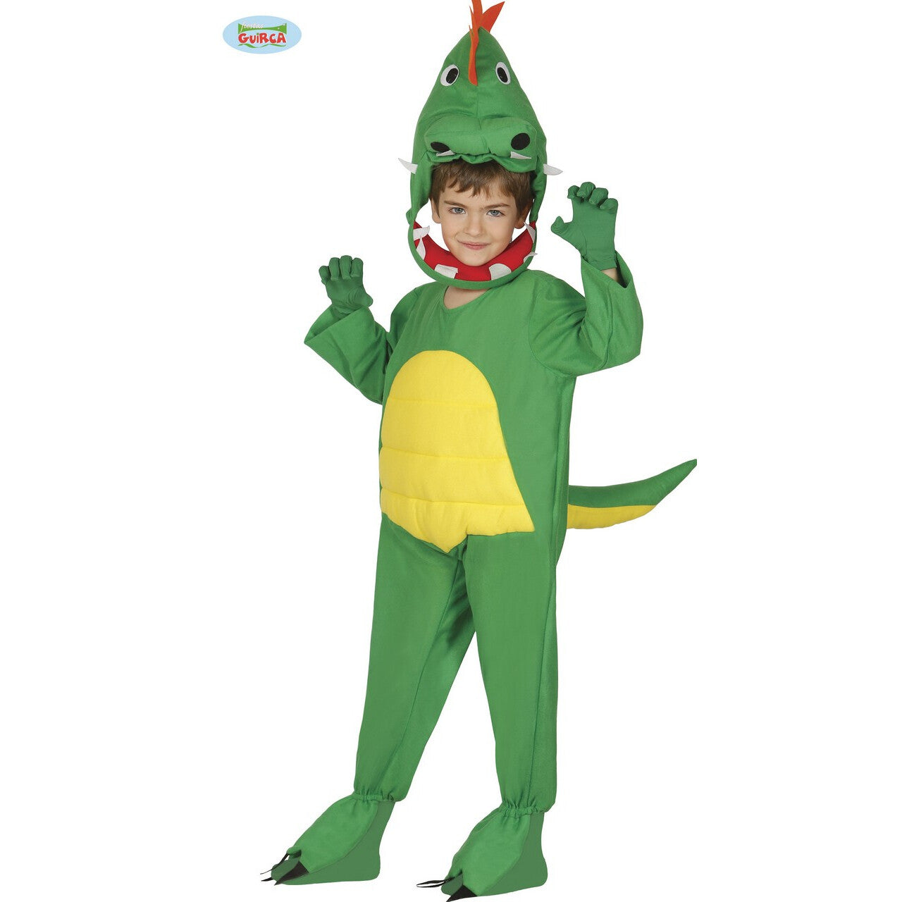 Op deze afbeelding zie je een Kostuums, van het merk Guirca. Drommelse Dinosaurus Jongen Kostuum