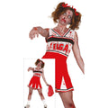 Zet Hem Op Zombies Cheerleader Vrouw Kostuum