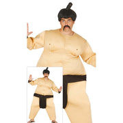 Op deze afbeelding zie je een Kostuums, van het merk Guirca. Sambo Sumo Worstel Man Kostuum