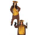 Bruintje Beer Jumpsuit Vrouw Kostuum