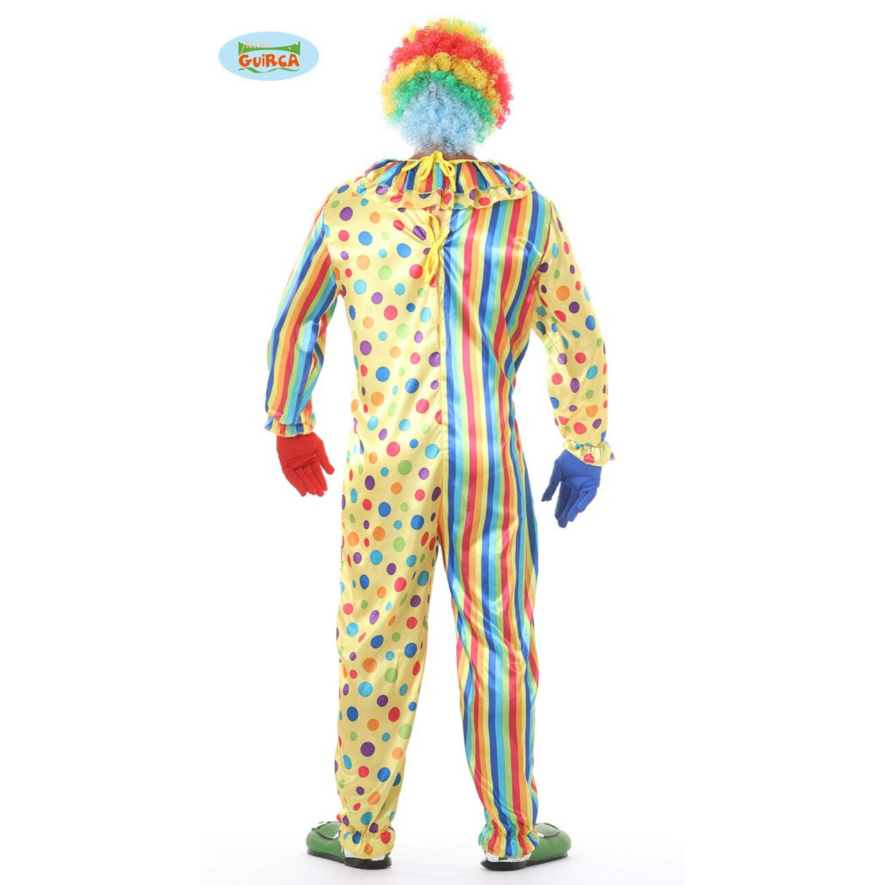 Op deze afbeelding zie je een Kostuums, van het merk Guirca. Te Gek Clown Man Kostuum