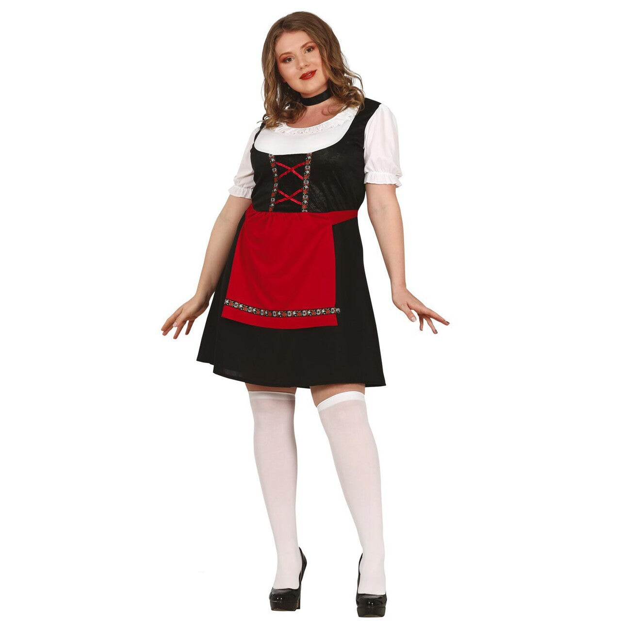 Op deze afbeelding zie je een Kostuums, van het merk Guirca. Dartele Dirndl Tirol Vrouw Kostuum