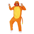 Oranje Dragon Jumpsuit Unisex Kostüm