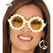 Op deze afbeelding zie je een Accessoires, van het merk Guirca. Hippie Bril Madeliefjes