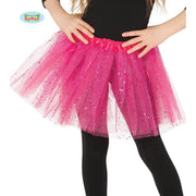 Op deze afbeelding zie je een Accessoires, van het merk Guirca. Roze Tutu Met Glitter Regen Kind