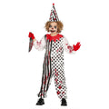 Zombie Pierrot Clown Kind Kostuum