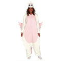 Fantastischer Einhorn -Pyjama Rosa Damenkostüm