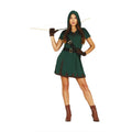 Chasseuse Médiévale Verte Costume