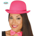 Chapeau Melon Clown Rose
