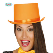 Op deze afbeelding zie je een Accessoires, van het merk Guirca. Hoge Hoed Musical Danser Oranje