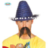 Petite Sombrero Bleu Avec Pompons