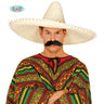 Großer Weißer Sombrero Mit Bommeln Juan