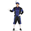 Roetveeg Piet Blauw Man Kostuum