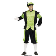 Op deze afbeelding zie je een Kostuums, van het merk Guirma. Roetveeg Piet Groen Man Kostuum