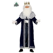 Op deze afbeelding zie je een Kostuums, van het merk Guirma. Drie Koningen Donker Blauw Man Kostuum