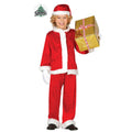 Luxe Kinder Kerstman Kind Kostuum