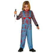 Op deze afbeelding zie je een Kostuums, van het merk Guirca. Door Geesten Bezeten Chucky Kind Kind Kostuum