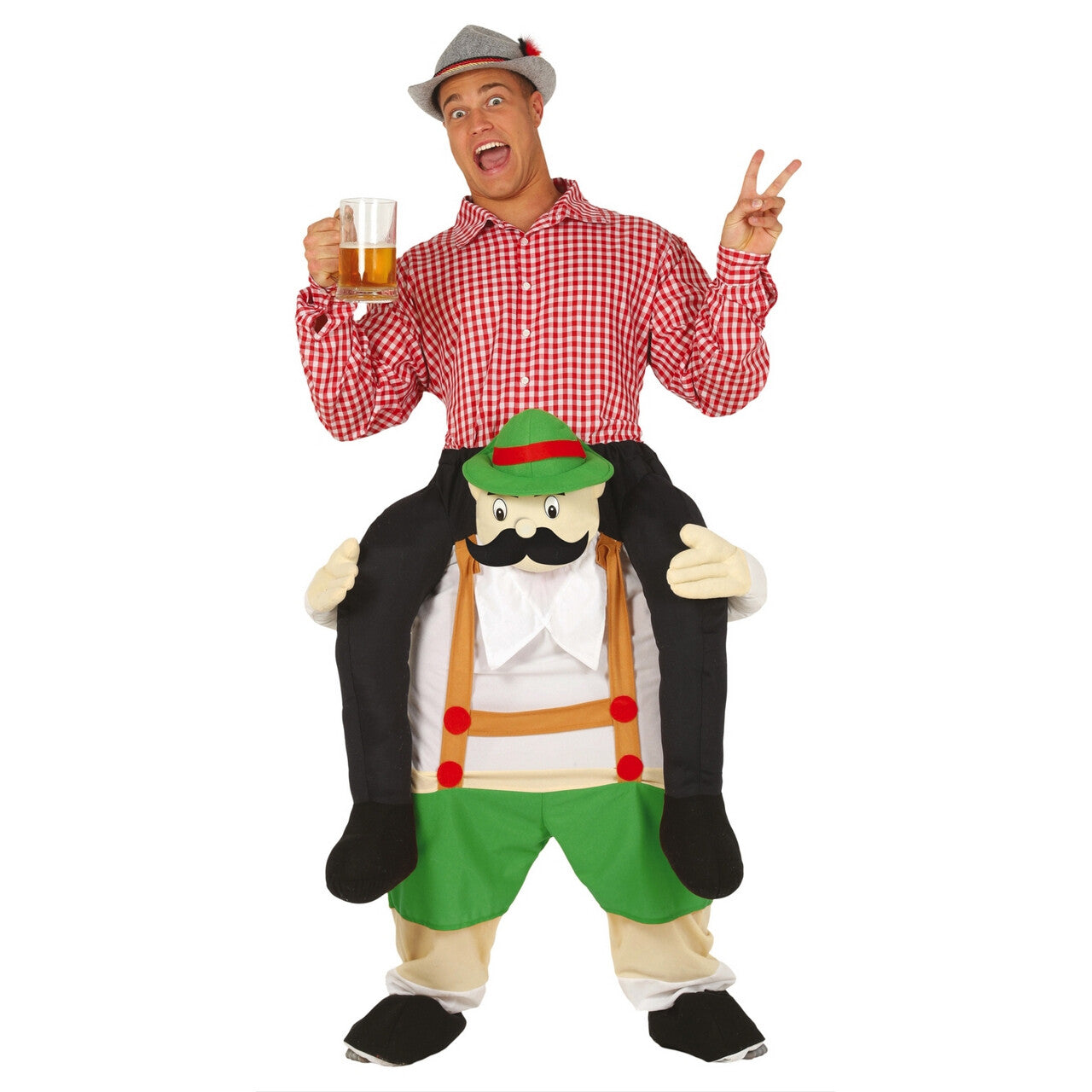 Op deze afbeelding zie je een Kostuums, van het merk Guirca. Dronken Maar Toch Vast Op De Benen Broek Kostuum