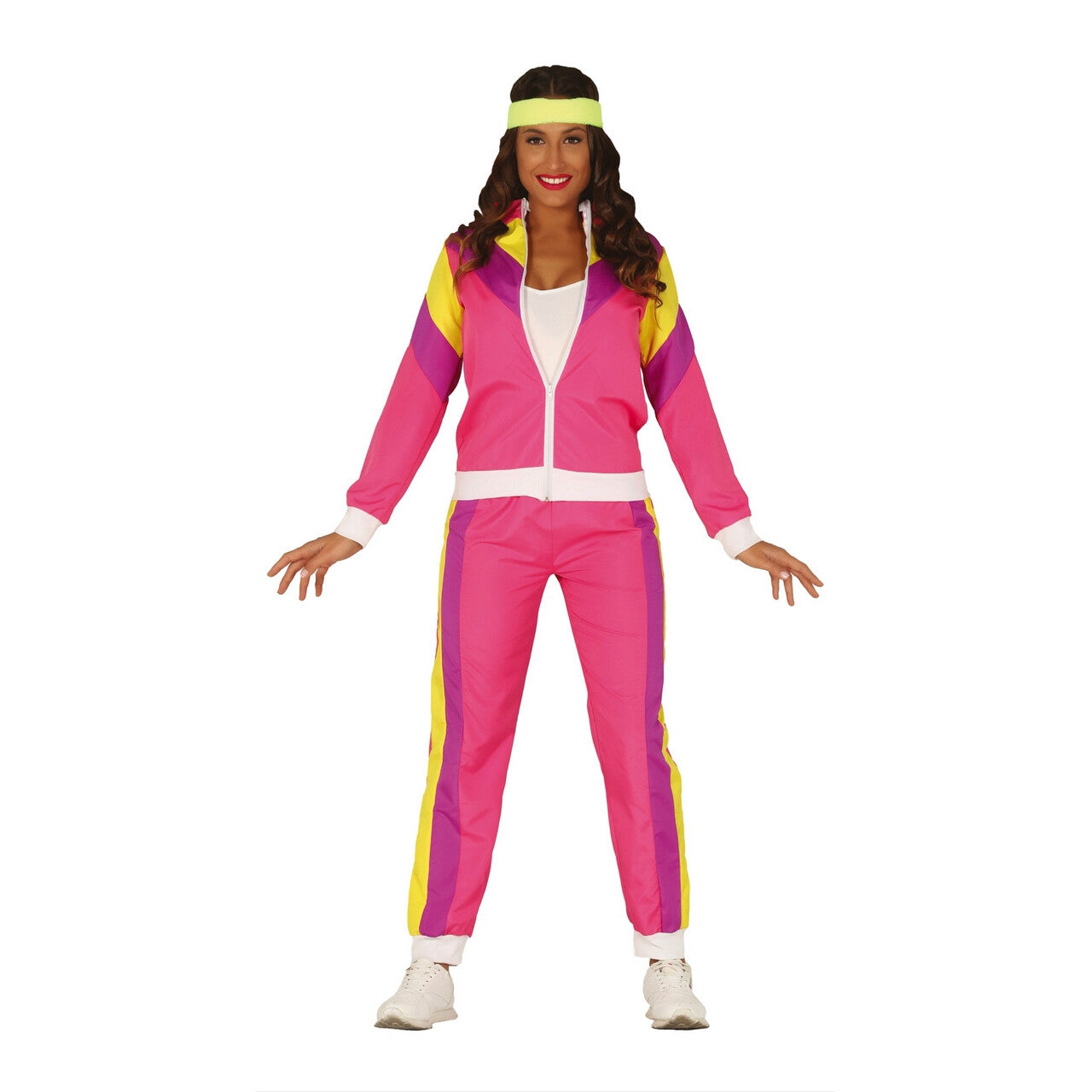 Op deze afbeelding zie je een Kostuums, van het merk Guirca. Opvallend Fout Roze Trainingspak Vrouw Kostuum
