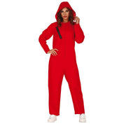 Op deze afbeelding zie je een Kostuums, van het merk Guirca. La Casa De Papel Overvaller Overall Vrouw Kostuum