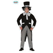 Op deze afbeelding zie je een Kostuums, van het merk Guirca. Idioot Druk Stippel En Blokjes Man Kostuum