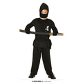 Razendsnelle Zwarte Ninja Jongen Kostuum