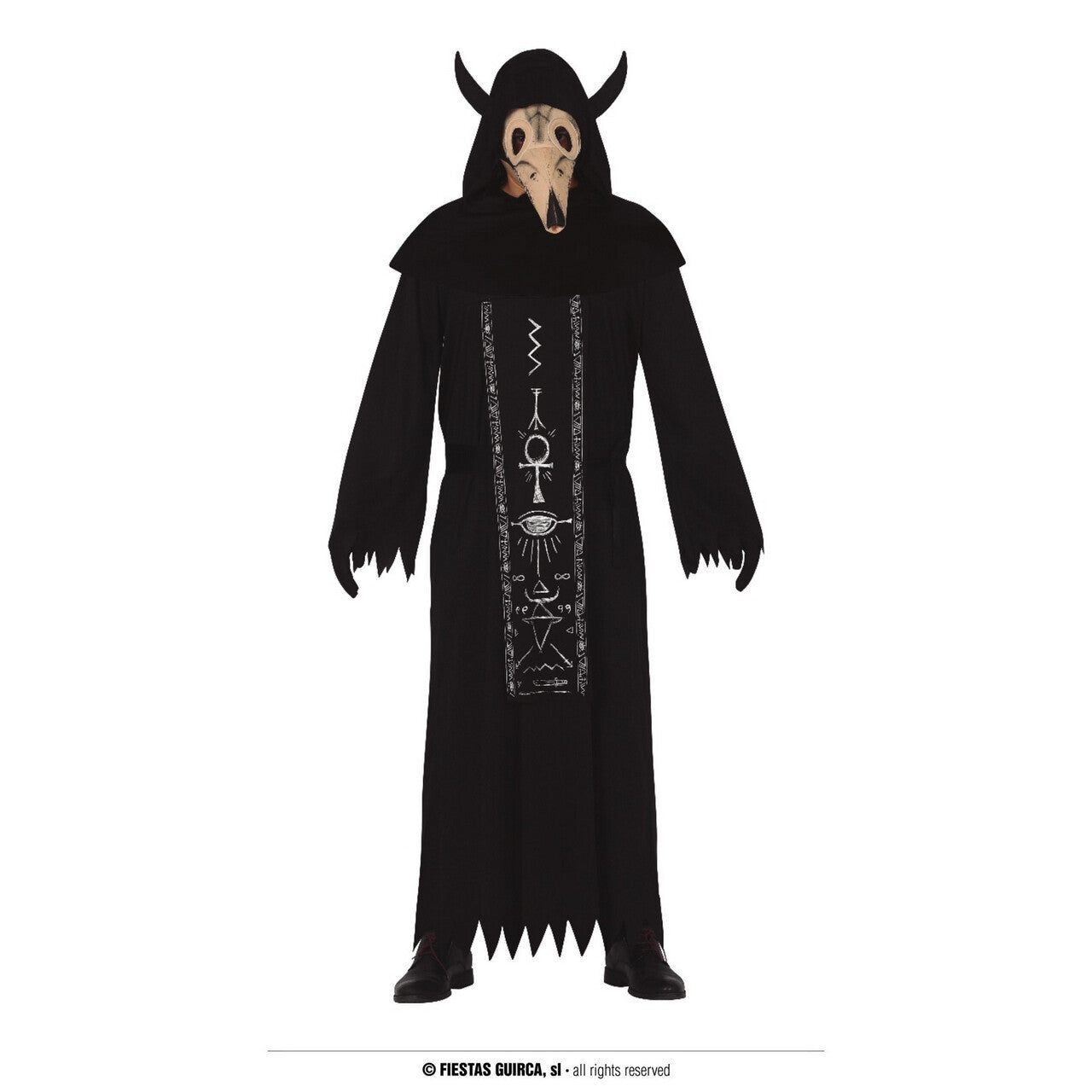 Op deze afbeelding zie je een Kostuums, van het merk Guirca. Satanische Pestmeester Van Venetie Man Kostuum